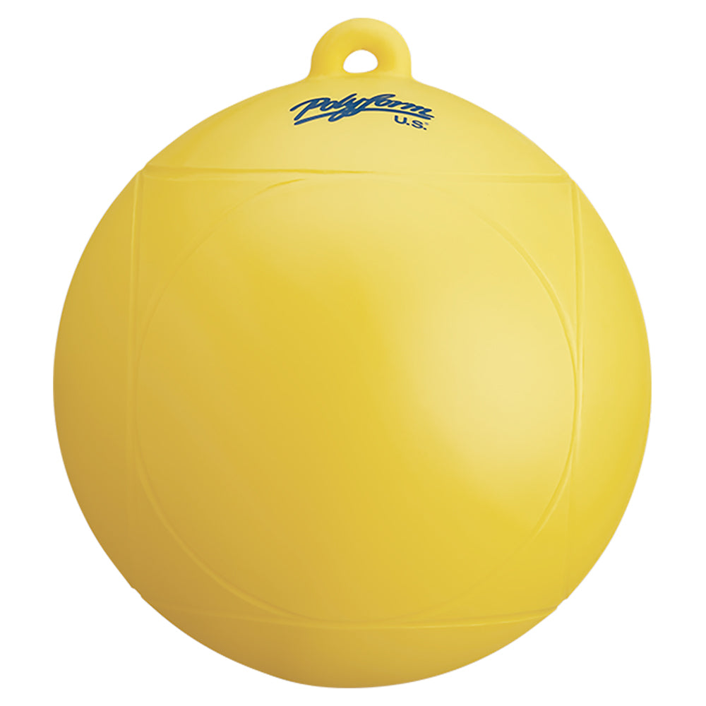 Polyform Water Ski Series Buoy - Yellow - Deckhand Marine Supply