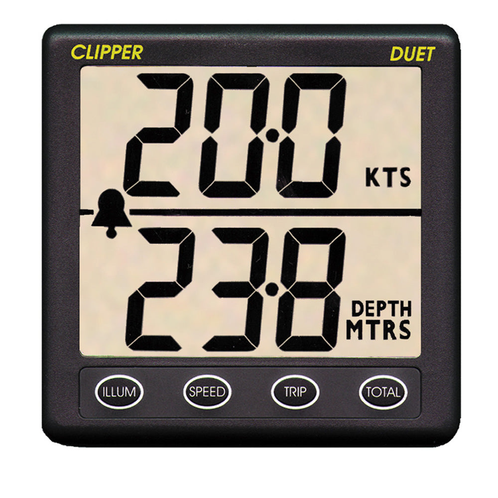 Clipper Duet Instrument Depth Speed Log w/Transducer - Deckhand Marine Supply