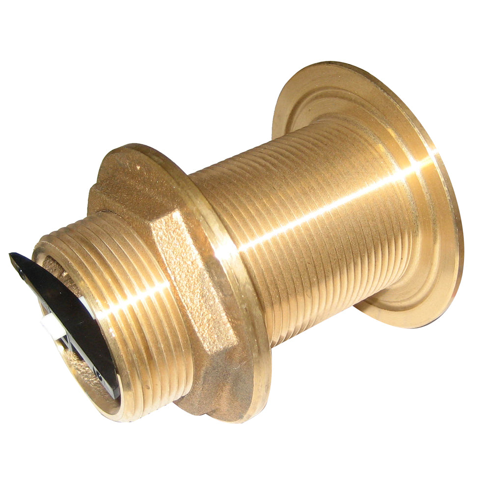 Perko 1-1/2" Thru-Hull Fitting w/Pipe Thread Bronze MADE IN THE USA - Deckhand Marine Supply