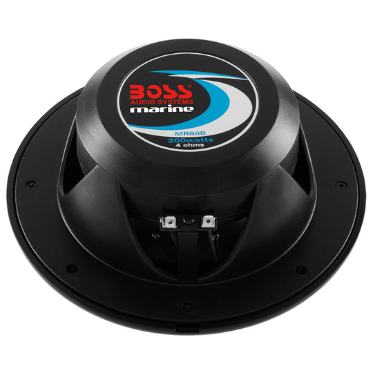 Boss Audio 6.5" MR60B Speakers - Black - 200W - Deckhand Marine Supply