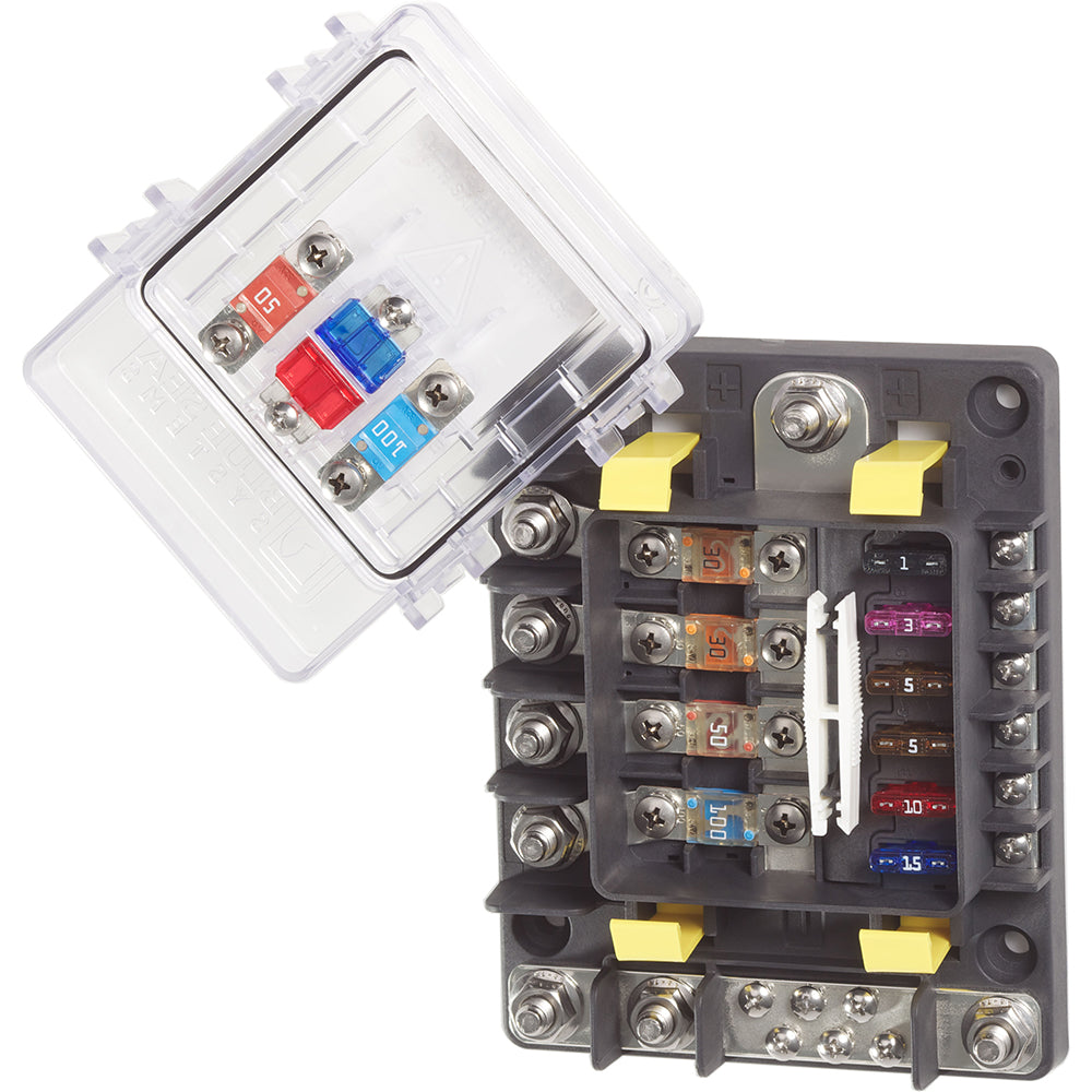 Blue Sea 7748 SafetyHub 150 Fuse Box - Deckhand Marine Supply