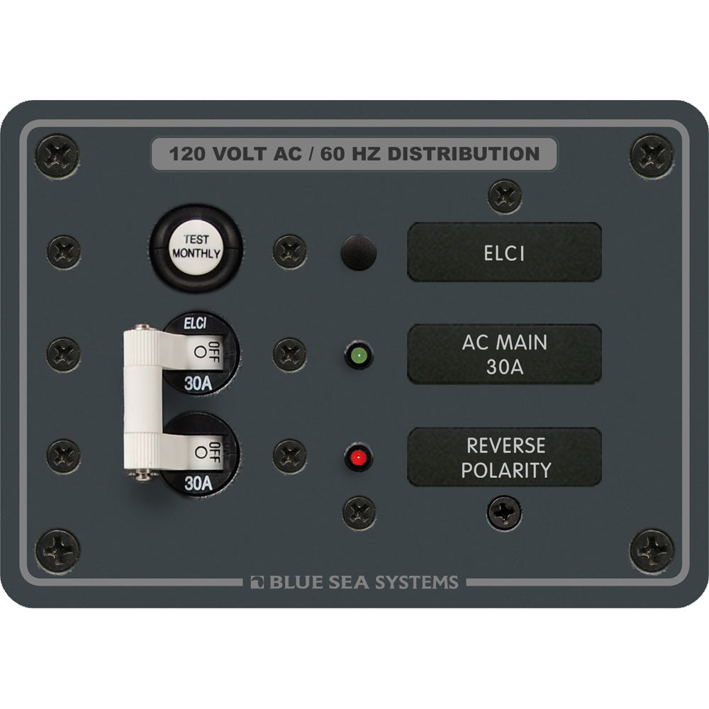 Blue Sea 8100 ELCI GFCI Panel - Deckhand Marine Supply