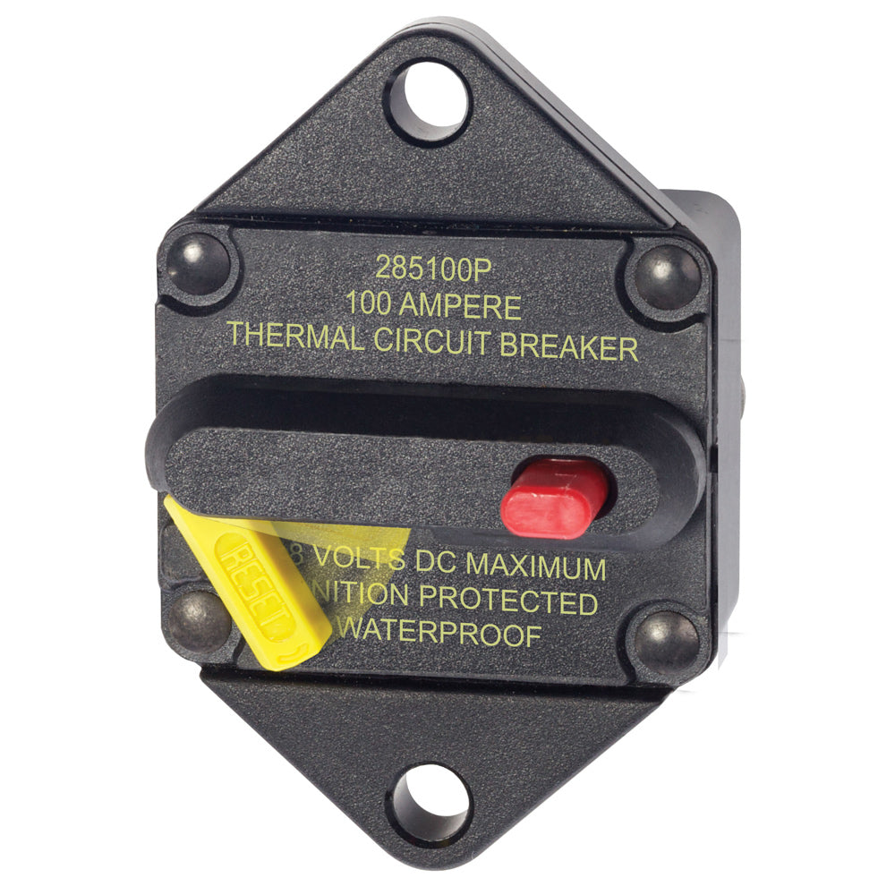 Blue Sea 7087 100 Amp Circuit Breaker Panel Mount 285 Series - Deckhand Marine Supply