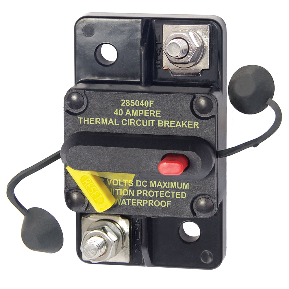 Blue Sea 7182 40 Amp Circuit Breaker Surface Mount 285 Series - Deckhand Marine Supply