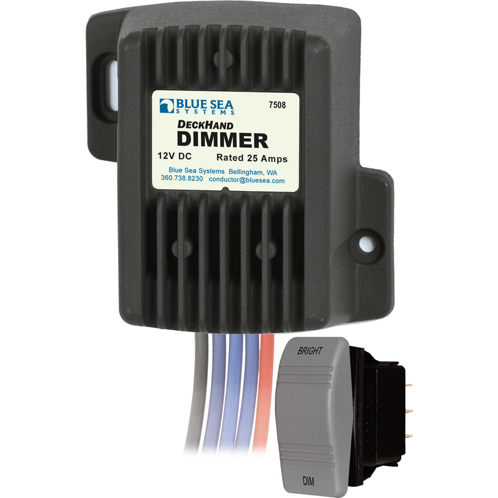 Blue Sea 7508 DeckHand Dimmer - 25 Amp/12V - Deckhand Marine Supply