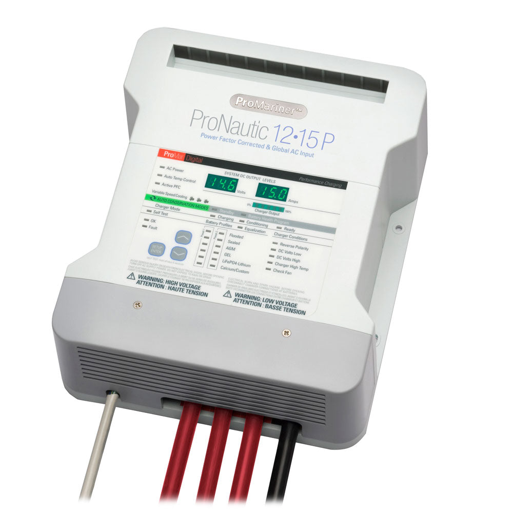 ProMariner ProNautic 1215P 15 Amp 3 Bank Battery Charger - Deckhand Marine Supply