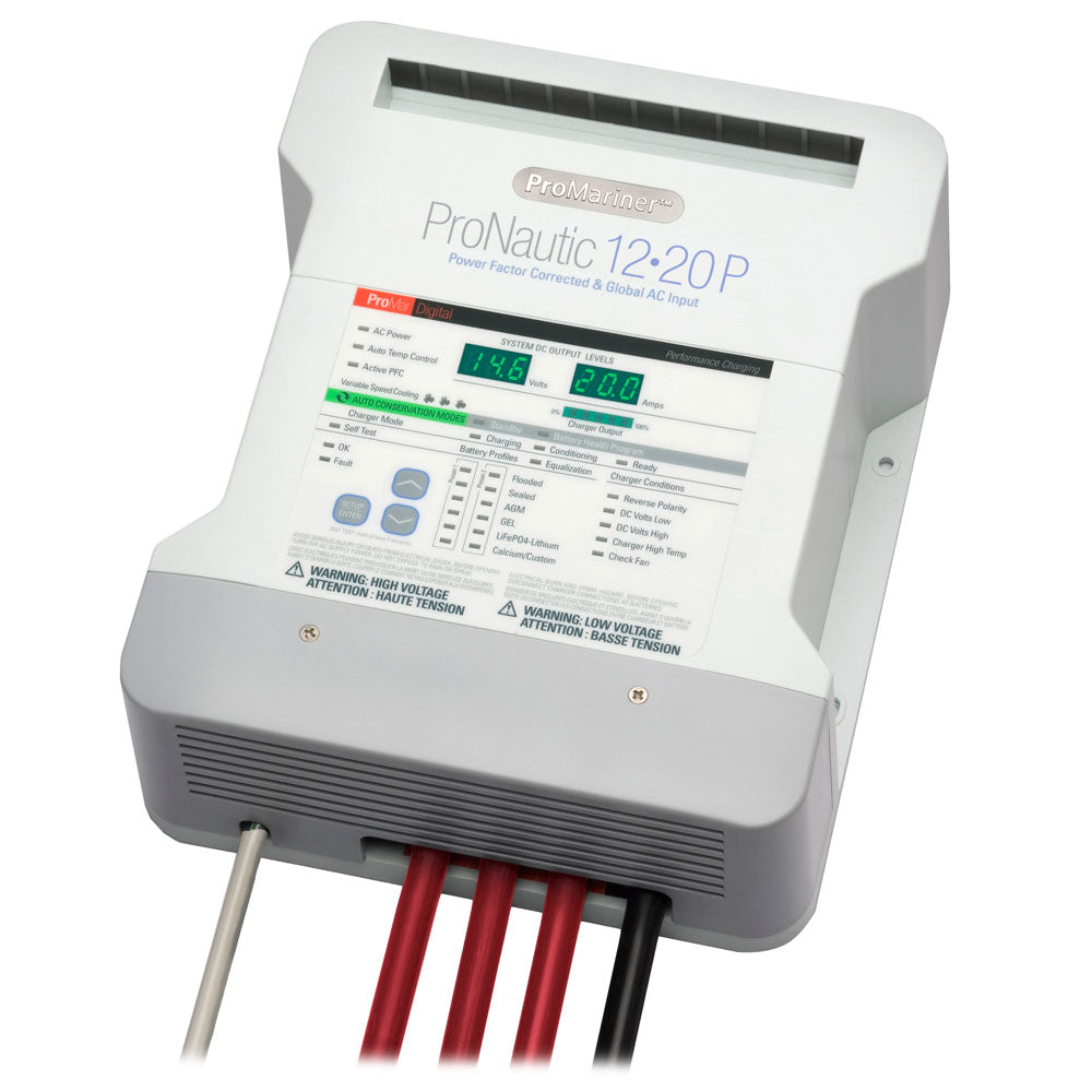 ProMariner ProNautic 1220P 20 Amp 3 Bank Battery Charger - Deckhand Marine Supply