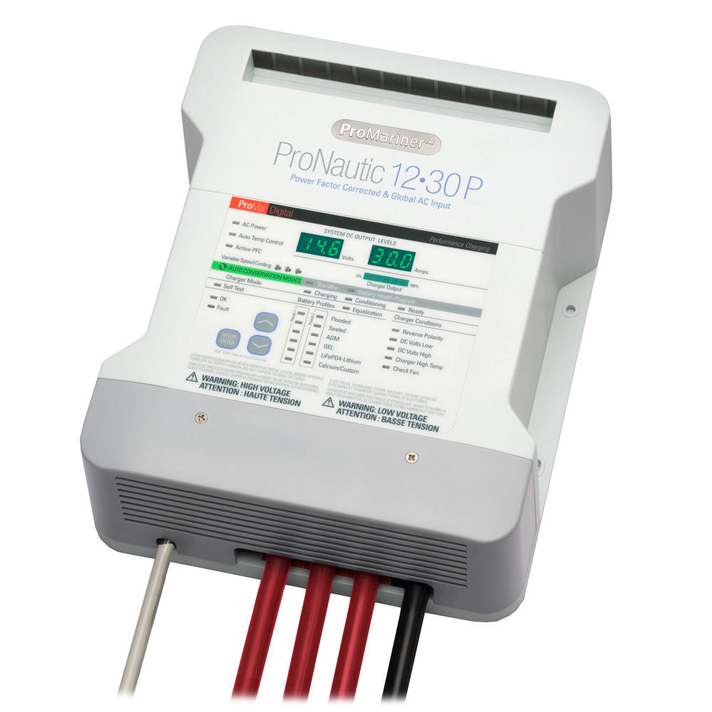 ProMariner ProNautic 1230P 30 Amp 3 Bank Battery Charger - Deckhand Marine Supply