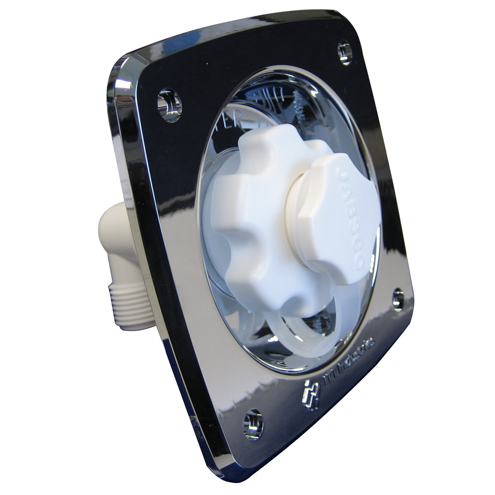 Jabsco Flush Mount Water Pressure Regulator 45psi - Chrome - Deckhand Marine Supply
