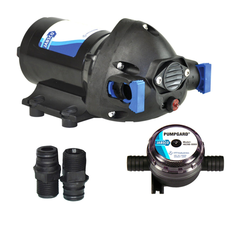 Jabsco Par-Max Shower Drain/General Purpose Pump - 3.5GPM-25psi-12VDC w/Strainer - Deckhand Marine Supply