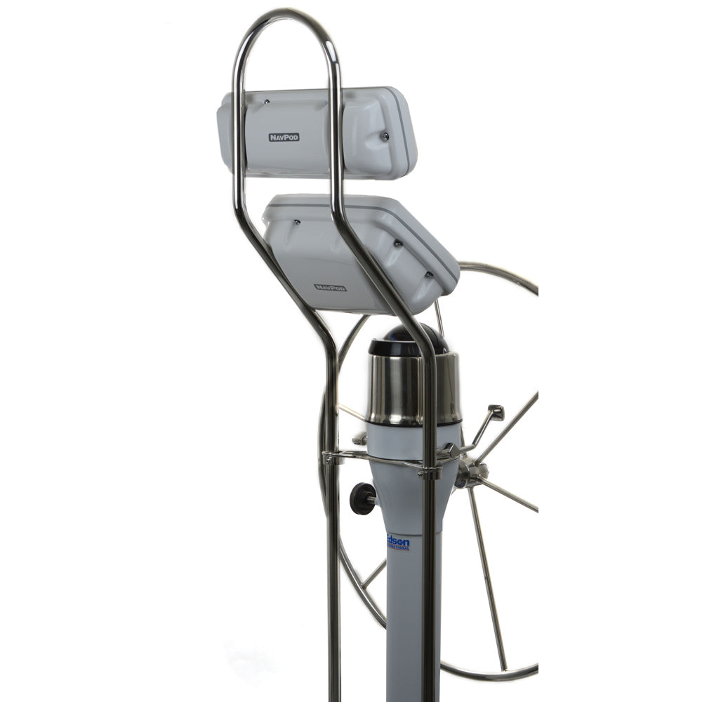 NavPod AG27 9.5" Wide AngleGuard - Double Bend - 1" Diameter - Deckhand Marine Supply