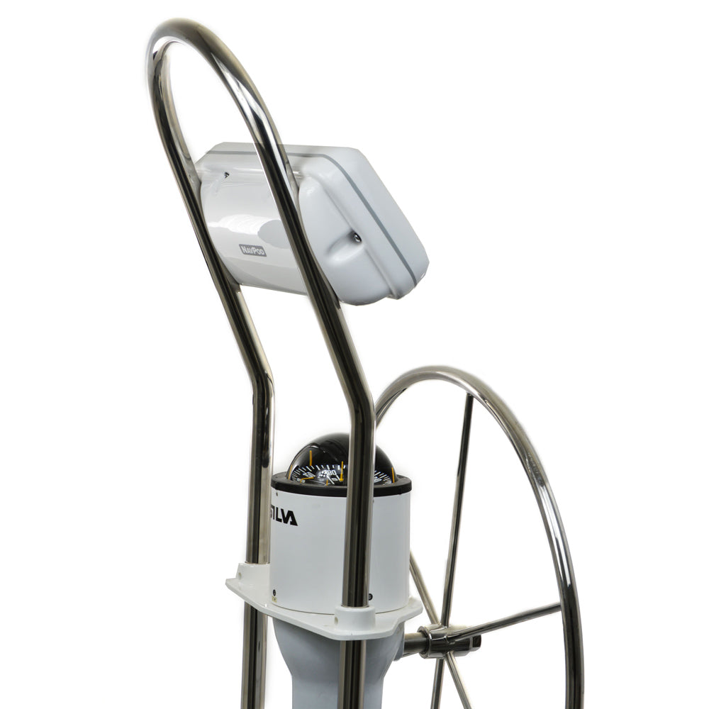 NavPod AG218 12" Wide AngleGuard - Single Bend - 1.25" Diameter - Deckhand Marine Supply