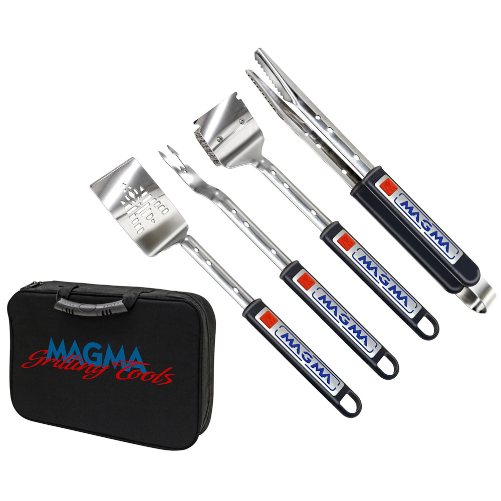 Magma Telescoping Grill Tool Set  - 5-Piece - Deckhand Marine Supply