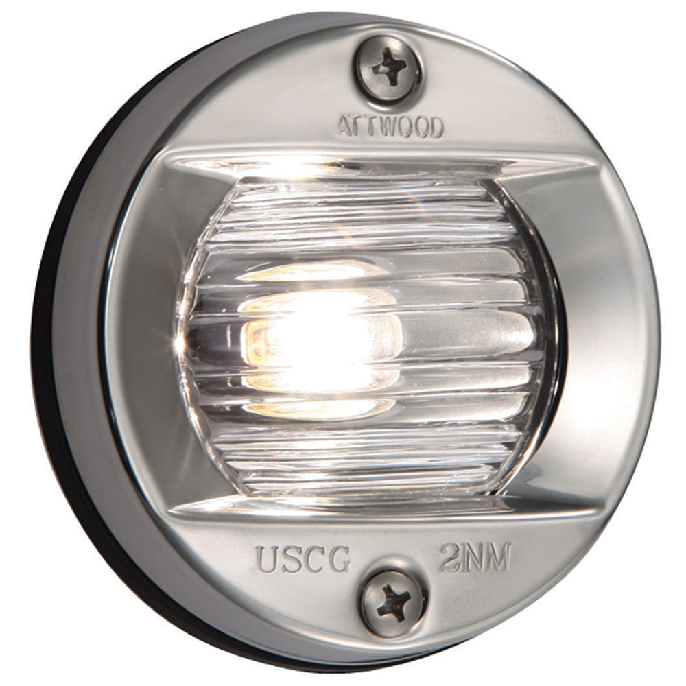 Attwood Vertical, Flush Mount Transom Light - Round - Deckhand Marine Supply