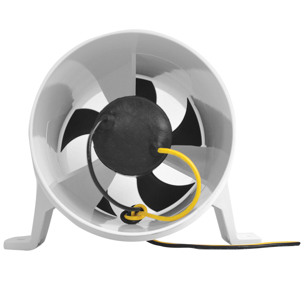 Attwood Turbo 4000 Series II Water-Resistant, In-Line Blower - 12V - White - Deckhand Marine Supply
