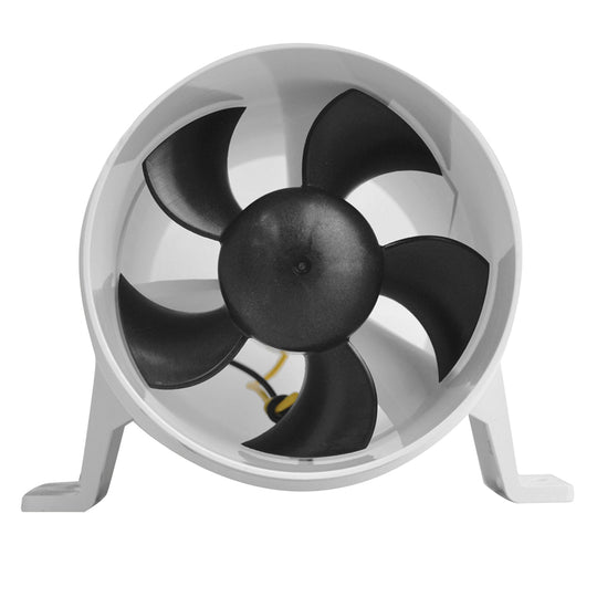 Attwood Turbo 4000 Series II Water-Resistant, In-Line Blower - 12V - White - Deckhand Marine Supply