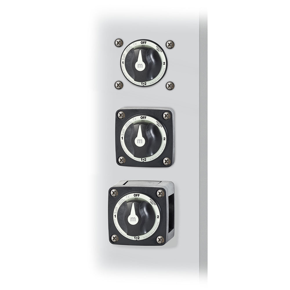 Blue Sea 6007200 Battery Switch Mini - 4 Position - Black - Deckhand Marine Supply
