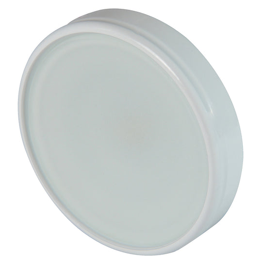 Lumitec Halo - Flush Mount Down Light - White Finish - 3-Color Red/Blue Non-Dimming w/White Dimming - Deckhand Marine Supply