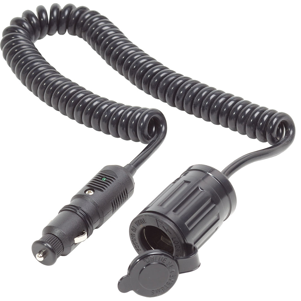 Blue Sea 1012 Single Plug w/Single Socket Extension - Deckhand Marine Supply