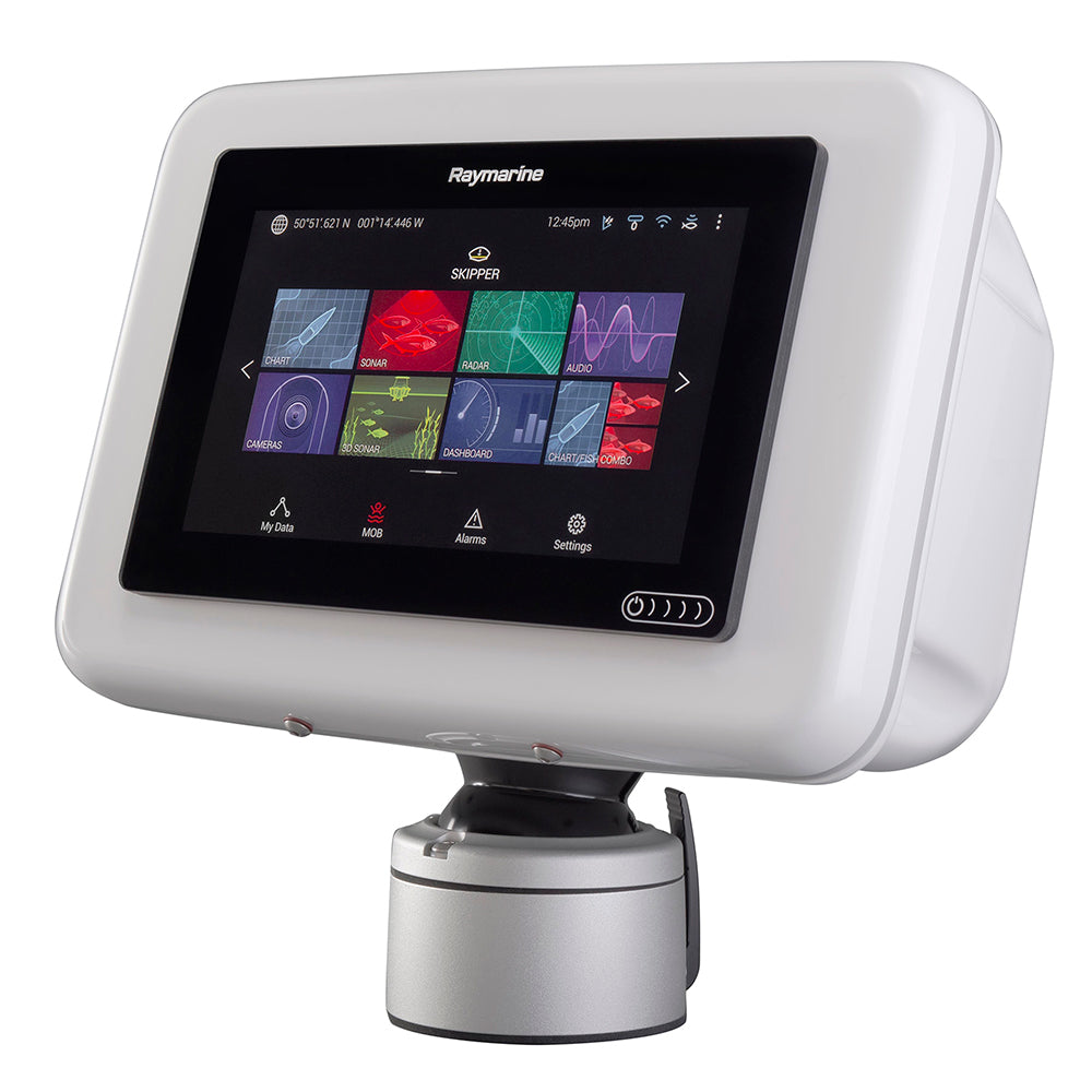 Scanstrut Scanpod Slim Deck Pod - Up to 8" Display - White - Deckhand Marine Supply
