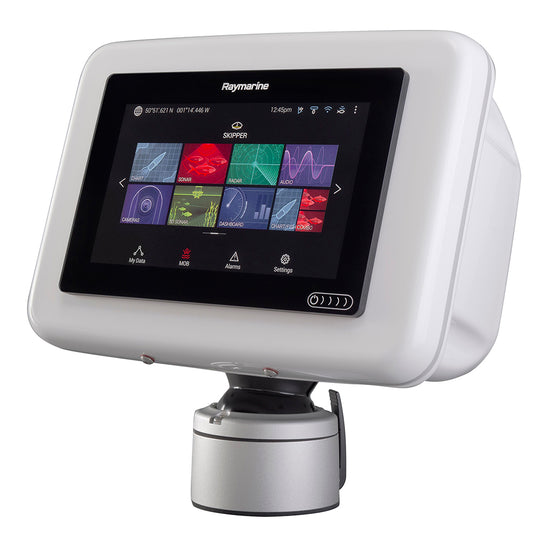 Scanstrut Scanpod Slim Deck Pod - Up to 8" Display - White - Deckhand Marine Supply