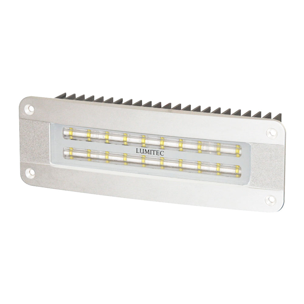 Lumitec Maxillume2 - High Power/Flush Mount Flood Light - White Finish - White Dimming - Deckhand Marine Supply