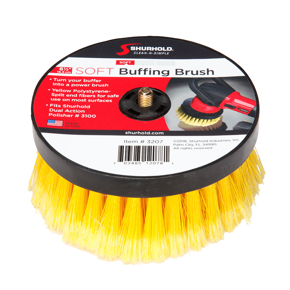 Shurhold 6-1/2" Soft Brush f/Dual Action Polisher - Deckhand Marine Supply