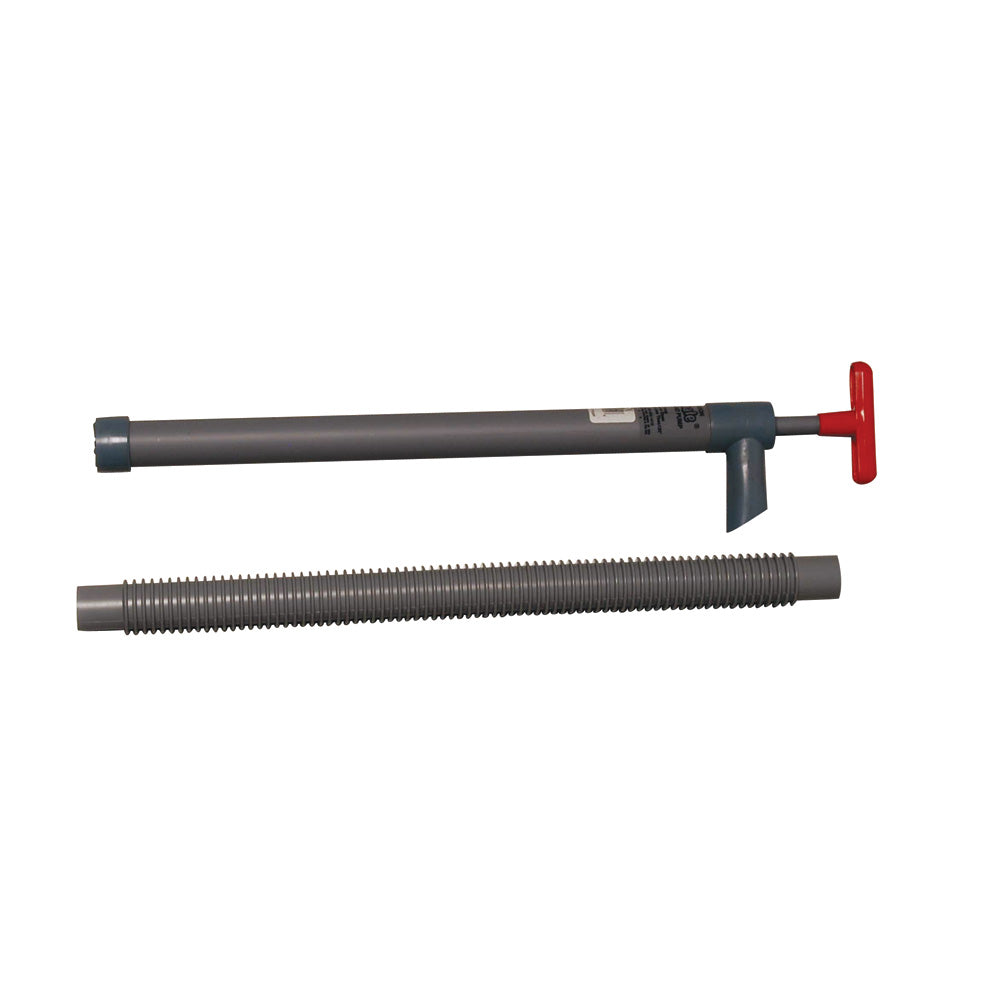 Beckson Thirsty-Mate Pump 18"L w/20" Flexible Reinforced Hose - Deckhand Marine Supply