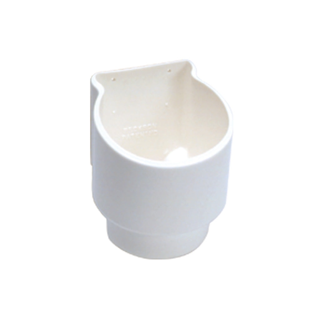 Beckson Soft-Mate Insulated Beverage Holder - White - Deckhand Marine Supply