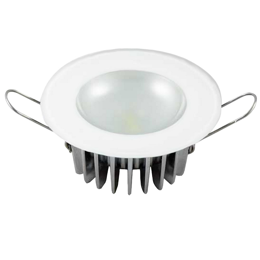 Lumitec Mirage - Flush Mount Down Light - Glass Finish/No Bezel - Warm White Dimming - Deckhand Marine Supply