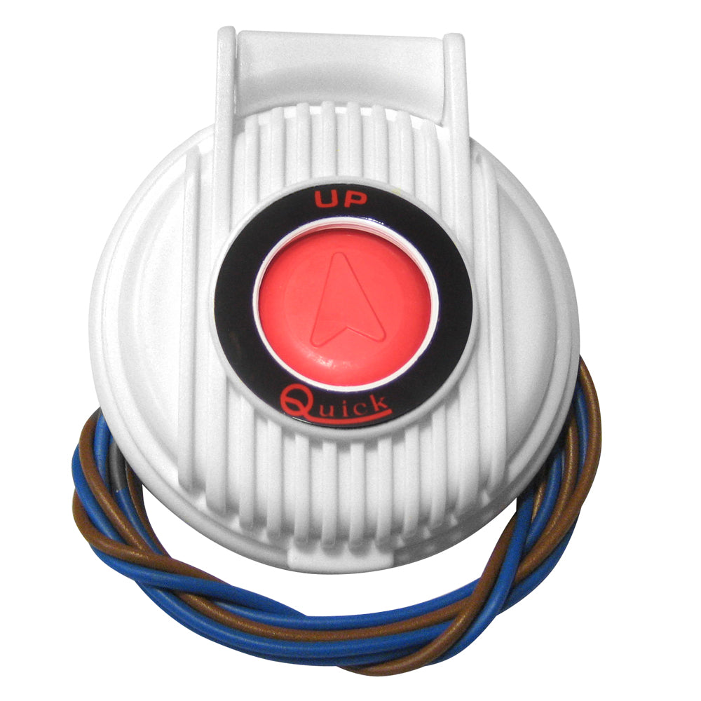 Quick 900/UW Anchor Lifting Foot Switch - White - Deckhand Marine Supply