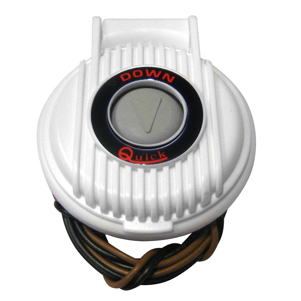 Quick 900/DW Anchor Lowering Foot Switch - White - Deckhand Marine Supply