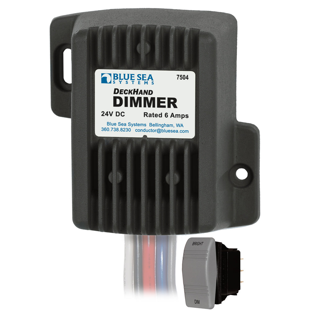 Blue Sea 7504 DeckHand Dimmer - 6 Amp/24V - Deckhand Marine Supply