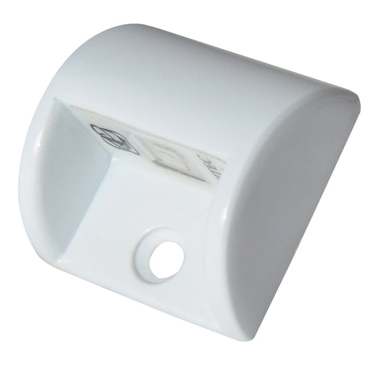 Lumitec Andros - Courtesy Light - White Powder Coat Finish - Blue Non-Dimming - Deckhand Marine Supply