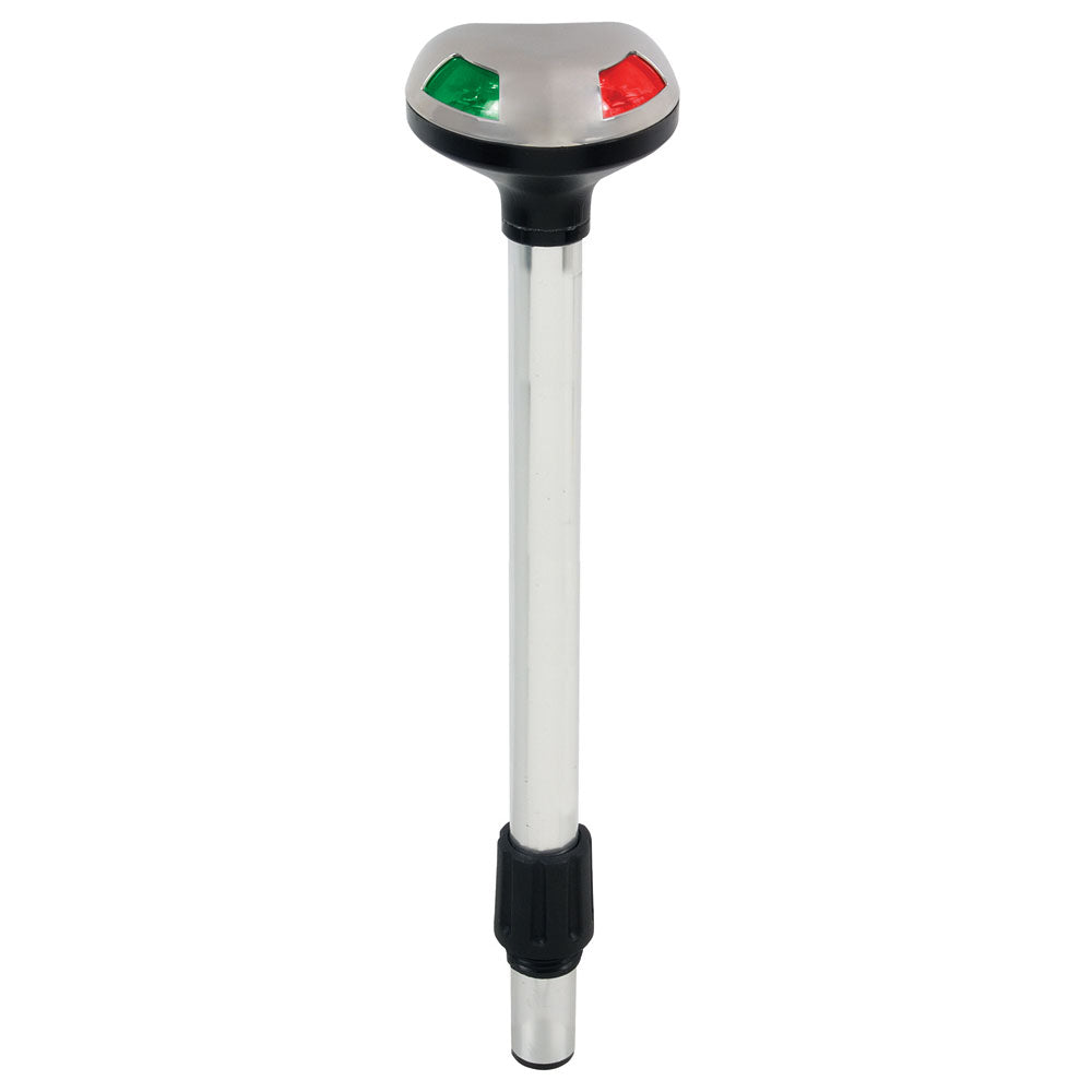 Perko Stealth Series LED Bi-Color 12" Pole Light - Small Threaded Collar - 2 Mile - Deckhand Marine Supply