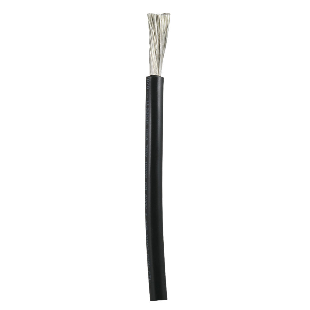 Ancor Black 1 AWG Battery Cable - Sold By The Foot - Deckhand Marine Supply