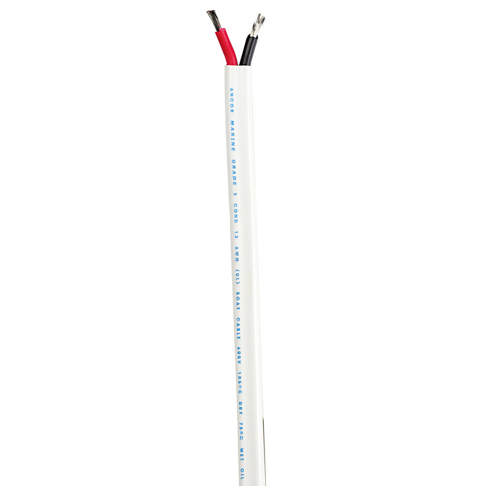 Ancor Standard Duplex Cable - Flat 8/2 - 2x8mm - Red/Black - Sold By The Foot - Deckhand Marine Supply