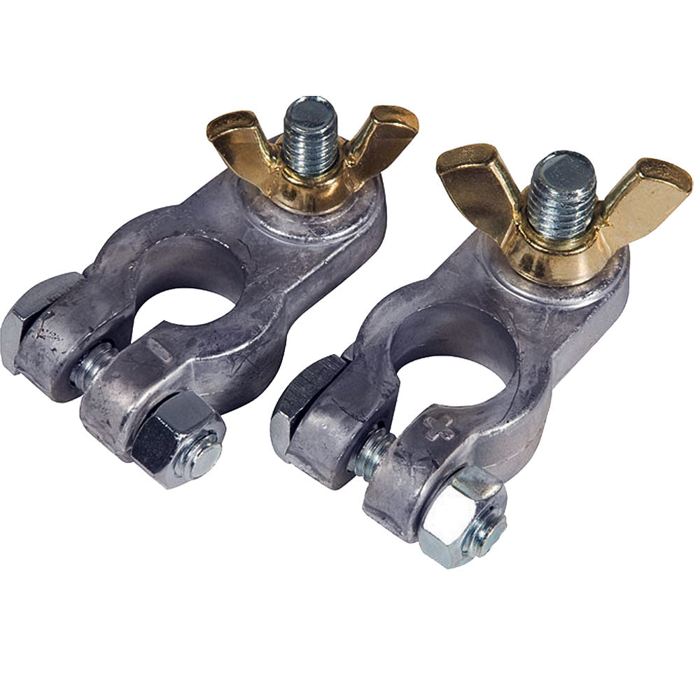 Ancor Lead Battery Terminal - 5/16" & 3/8" Stud - Positive & Negative Combo - Deckhand Marine Supply