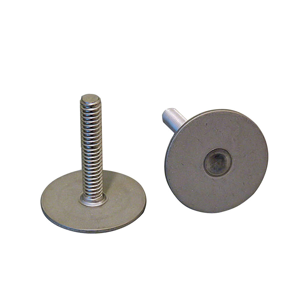Weld Mount 1" Tall Stainless Stud w/1/4" x 20 Threads - Qty. 10 - Deckhand Marine Supply