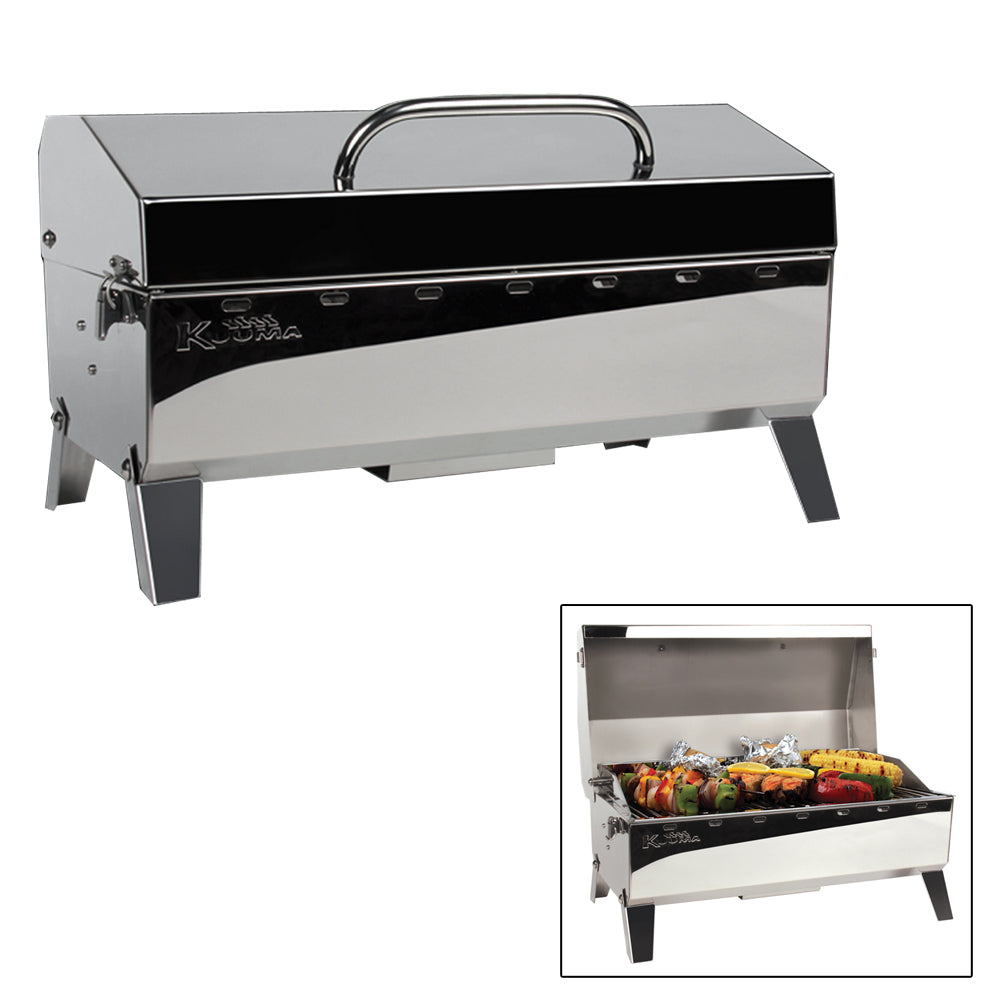 Kuuma Stow N Go 160 Gas Grill w/Thermometer and Ignitor - Deckhand Marine Supply