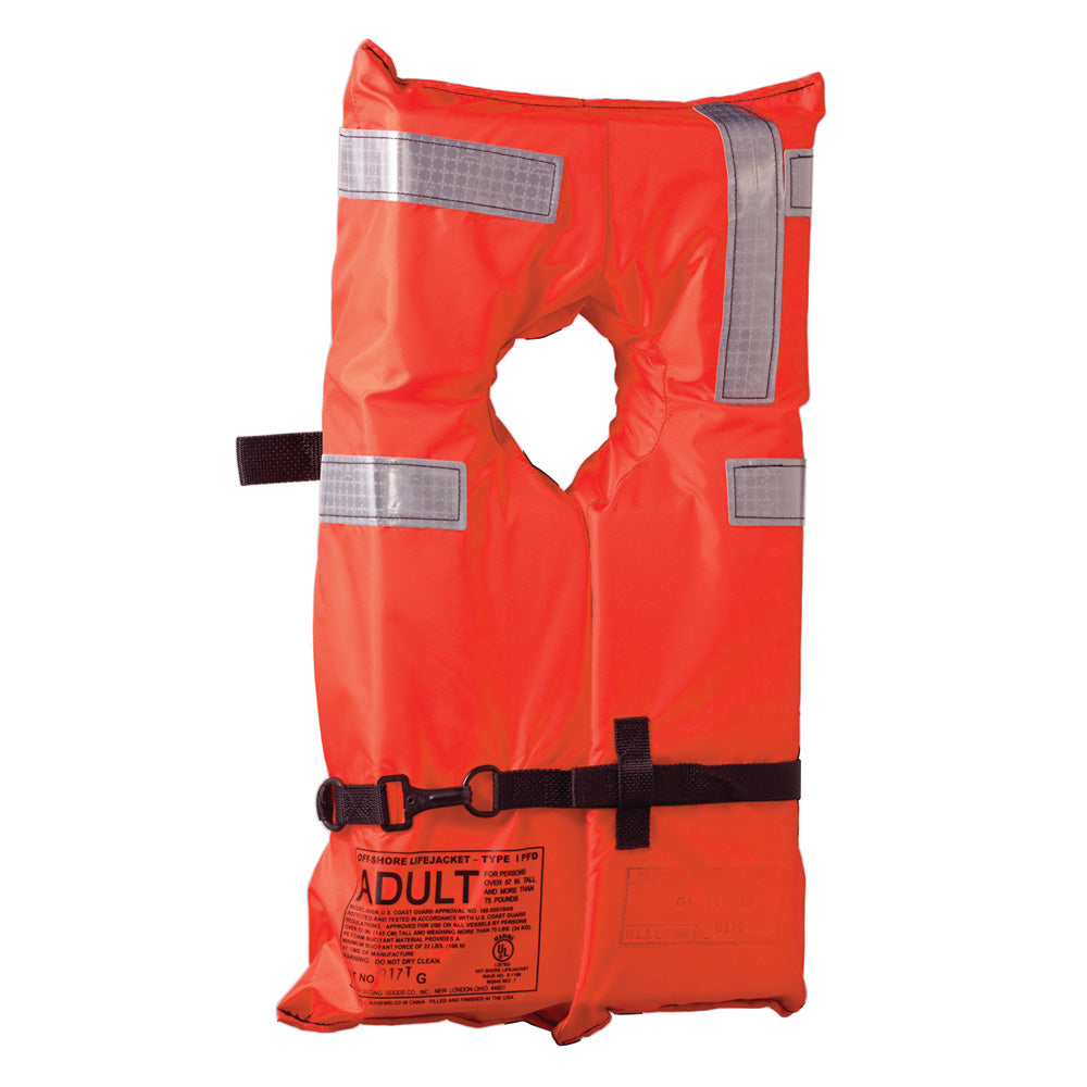 Kent Type I Collar Style Life Jacket - Adult Universal - Deckhand Marine Supply