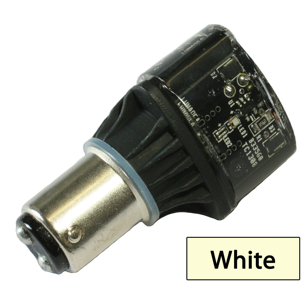 Lunasea Single-Color LED Replacement Bulb - 10-30VDC - White - Deckhand Marine Supply
