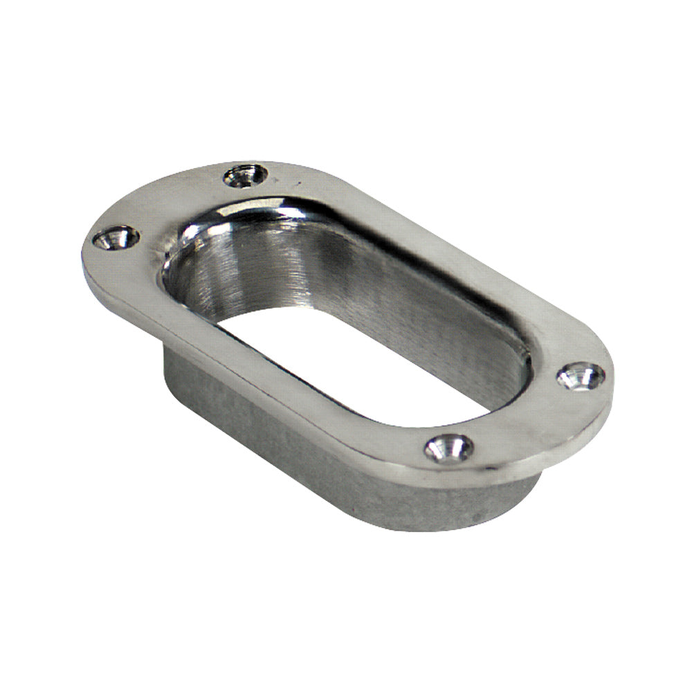Whitecap Hawse Pipe - 316 Stainless Steel - 1-1/2" x 3-3/4" - Deckhand Marine Supply