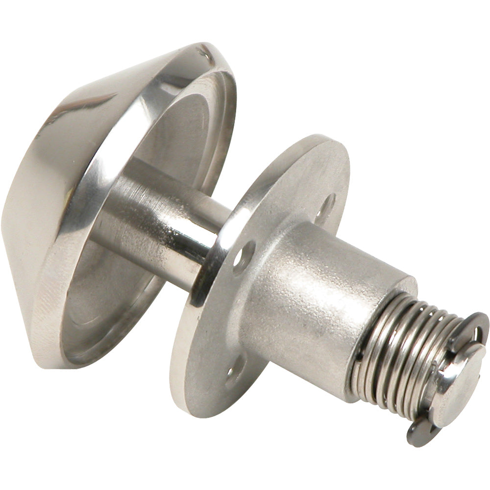 Whitecap Spring Loaded Cleat - 316 Stainless Steel - Deckhand Marine Supply