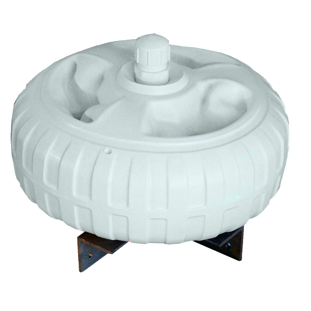 Dock Edge Inflatable Dock Wheel - 18" - White - Deckhand Marine Supply