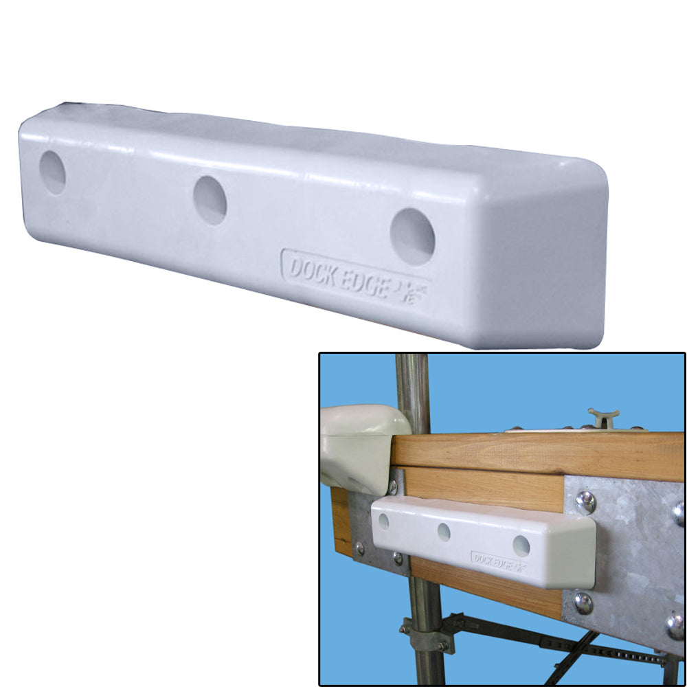 Dock Edge Protect Straight HD 12" PVC Dock Bumpers - Deckhand Marine Supply