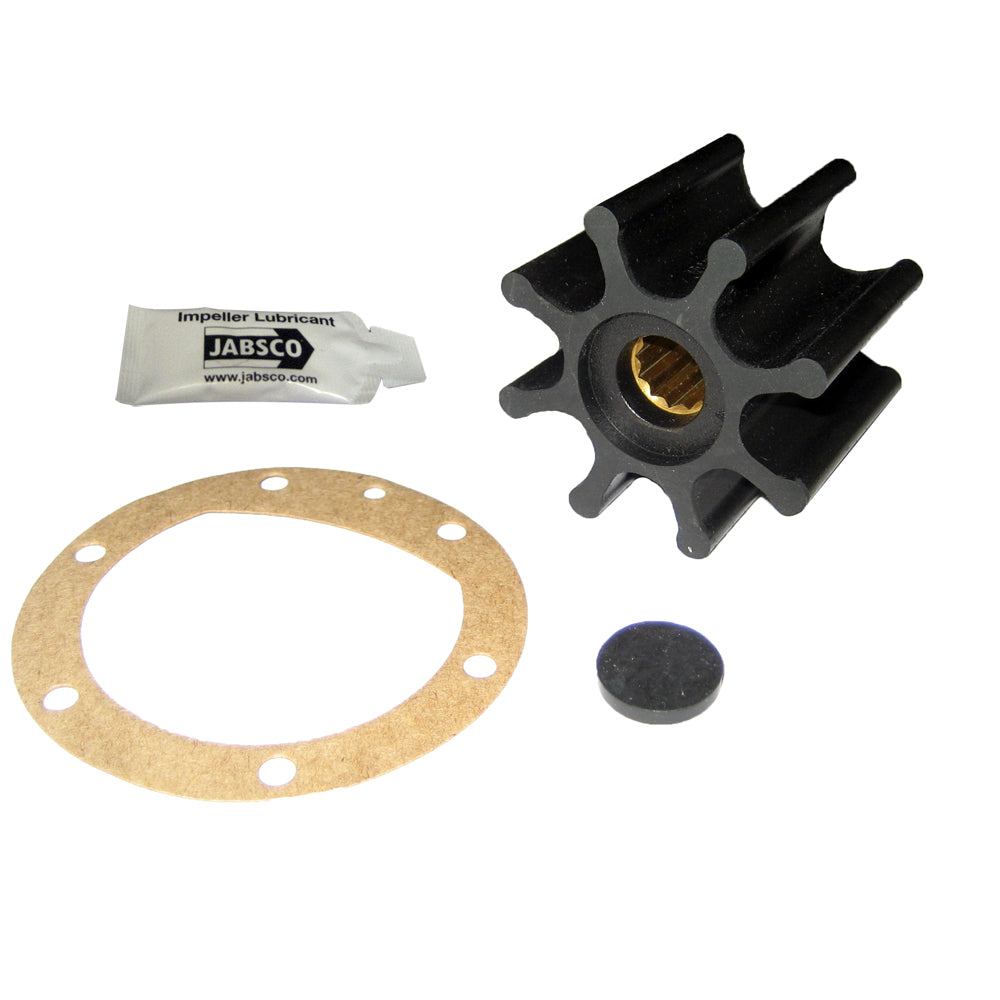 Jabsco Impeller Kit - 8 Blade - Nitrile - 2-9/16" Diameter - Spline Drive - Deckhand Marine Supply