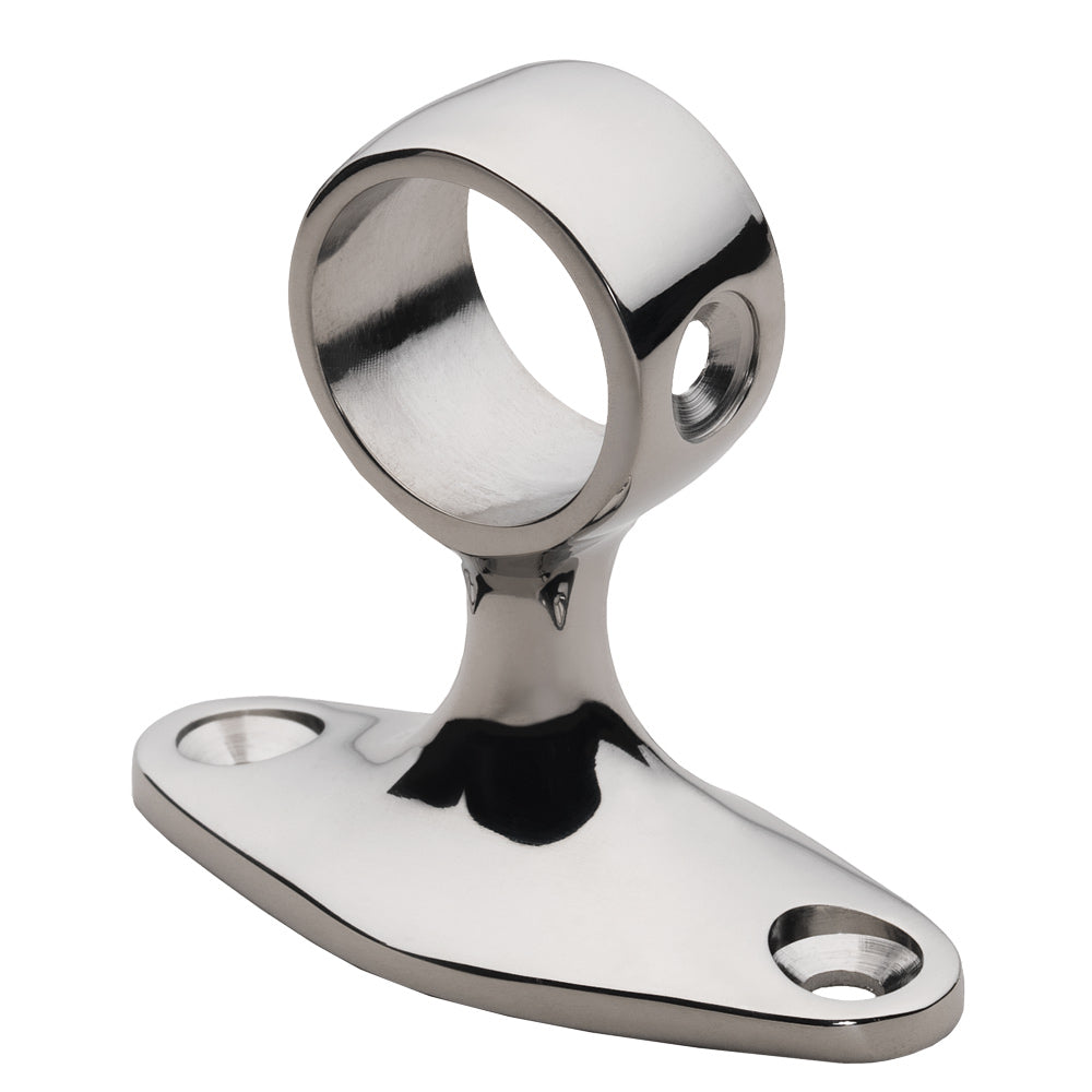 Whitecap 90 Degree Handrail Stanchion - Center - 316 Stainless Steel - 7/8" Tube O.D. - Deckhand Marine Supply