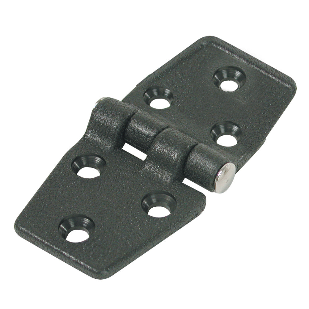 Whitecap Door Hinge - Black Nylon - 1-1/2" x 3" - Deckhand Marine Supply