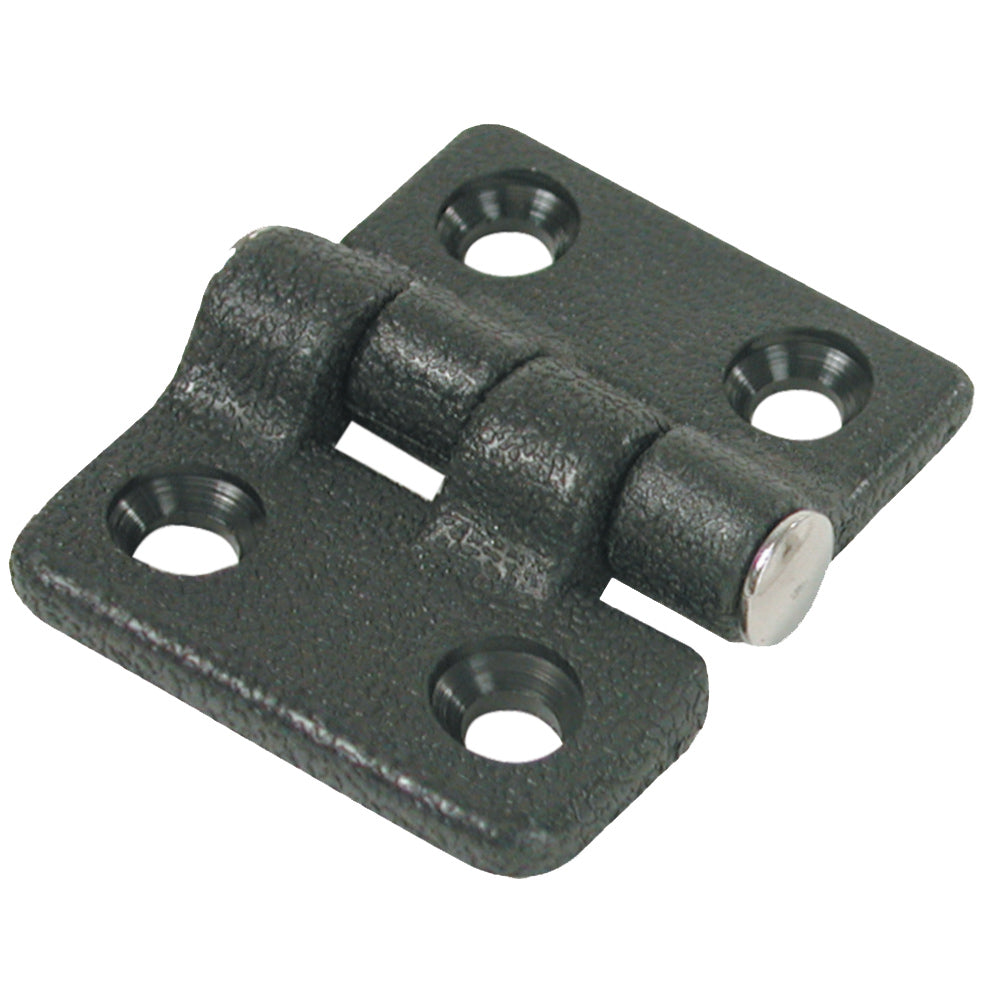 Whitecap Butt Hinge - Black Nylon - 1-1/2" x 1-3/8" - Deckhand Marine Supply